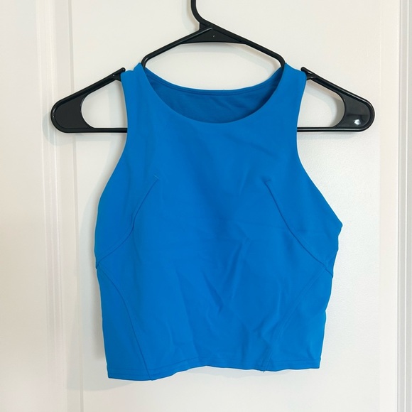 Lululemon Athletica Poolside Blue Invigorate Training Tank Top Size 4 - Picture 2 of 4